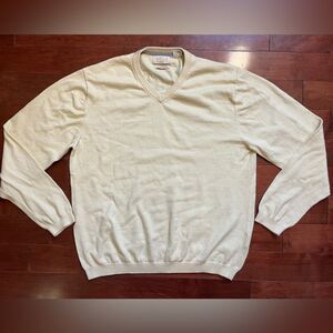 Vintage Cotton Cashmere Yellow Sweater